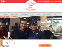 Tablet Screenshot of chefcassy.com